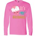 thumbnail image 3 of Inktastic It's My Birthday Cupcake Long Sleeve T-Shirt, 3 of 5