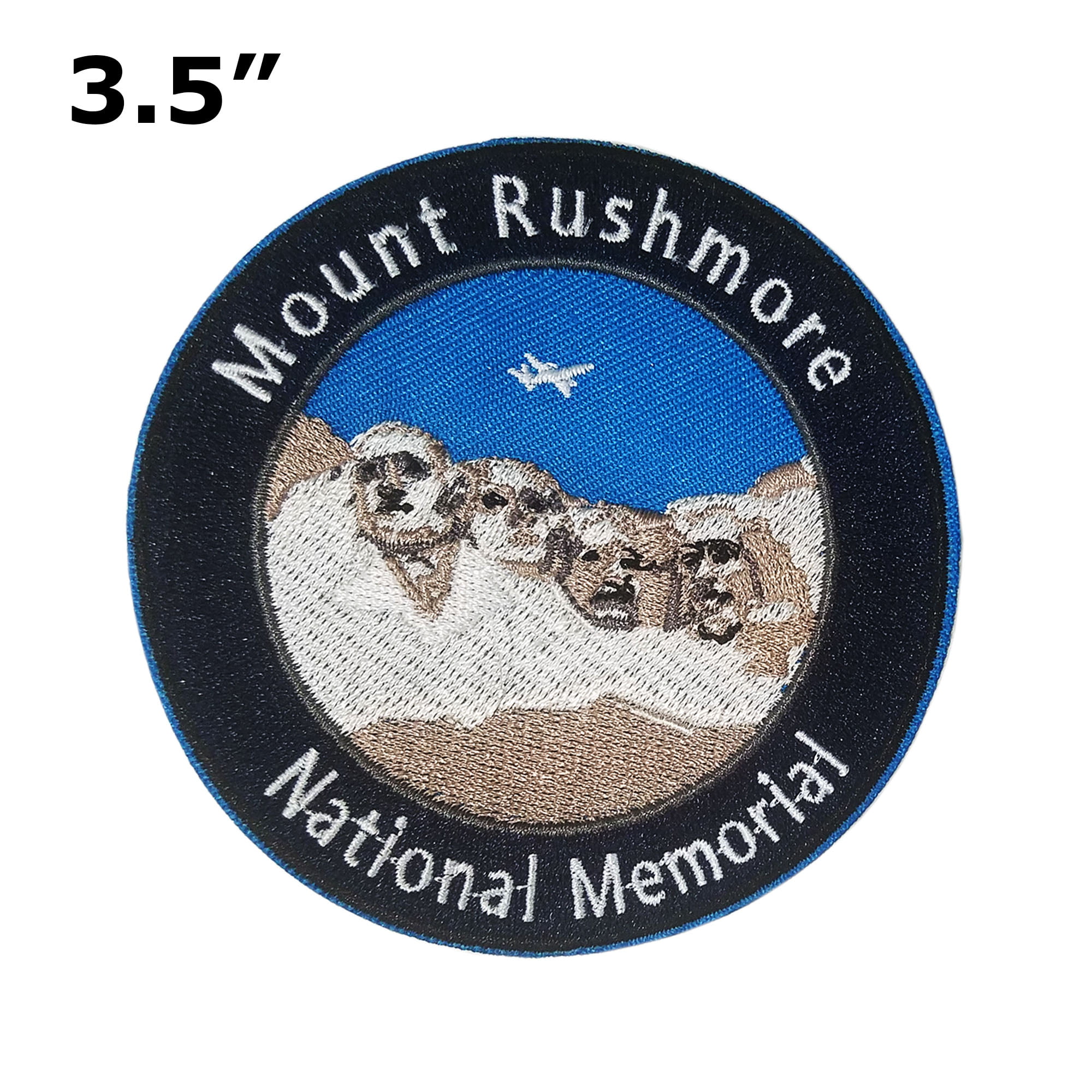 MT Sew-On Applique Souvenir Rushmore National Monument Embroidered Patch Iron 