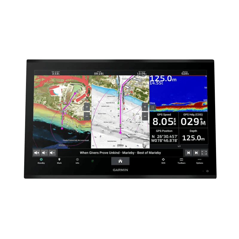Open Box Garmin GPSMAP9027 27in Plotter With Worldwide Basemap