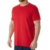 Tommy Hilfiger Men's T-Shirt Short Sleeve Flag Cotton Crew Neck Tee 09T3139, Red, S