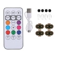thumbnail image 1 of 4 luces estroboscópicas LED de emergencia IP65, resistentes al agua, carga USB, 8 colores Negro, 1 of 9