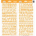 thumbnail image 1 of Abigail Autocollants Alpha Cardstock 6"X13 Pouces 2/Pkg-Tangerine, 1 of 1