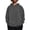 Dark Gray-A#1076JJ, variant on Men Hoodie Basic Solid Color Long Sleeve Shirts for Men Drawstring Fall Hooded Sweatshirts for Men with Pocket Dark Green L