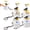 4pcs, variant on Seagull Mine Button Keychain, Real Sound, LED Light, Funny, Adults Keyboard Clicker for Fun& Stress Relief Fidget Toys Stress Relief Noise Maker Animal Keycaps Funny Gifts