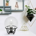 thumbnail image 4 of All the Rages LHT-5032-BK Lalia Home Old World Globe Glass Table Lamp, Black, 4 of 4