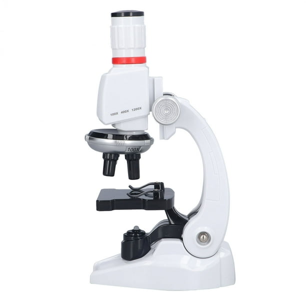 Microscope avec Light Stem Jouet éducatif Préscolaire Jouets  d'apprentissage interactifs pour enfants âgés de 8 +, Rose