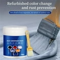 thumbnail image 2 of Mr Material 1 Rust Paint, Mr Material 1 Rust Remover 0.66lb/1.1lb/2.2lb, 4-In-1 Water-Based Exterior Paint for Metal, Industrial Anti-Rust Weatherproof Rust Converter with Brush, 2 of 9