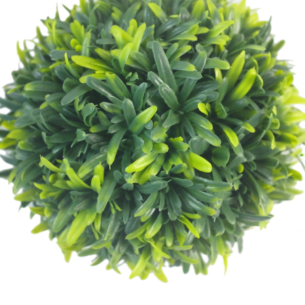 Artificial Potted Plant 5" Green Mini Plastic Artificial Plants Faux Topiary