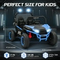 thumbnail image 5 of 24V 2-Seater Kids Ride on UTV Car with Remote Control(Blue), 5 of 8