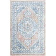 thumbnail image 2 of SAFAVIEH Saffron Ethelbert Distressed Oriental Area Rug, Blue/Rust, 5' x 8', 2 of 9