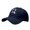 Navy, variant on Hot Pink Small Logo Embroidery Adjustable Baseball Cap Soft Cotton Female Daily Fashion Casual Dad Hat