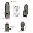 thumbnail image 3 of 0.6/0.8/1.0/1.2/1.5/2.0/2.5/3.0mm Waste oil burner nozzle,air atomizing nozzle,fuel oil nozzle,full cone oil spray nozzle, 3 of 4
