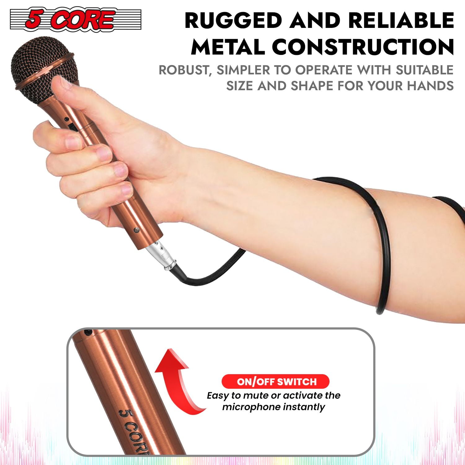 XLR Microphone Dynamic Mic Karaoke Singing Studio Microfono Handheld Mics