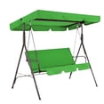 thumbnail image 2 of Dsseng Auvent de Remplacement pour Balançoire de Patio Extérieur, Auvent de Siège de Balançoire de Porche 3 Places, Housse Imperméable, Coupe-Vent, Anti-UV, Robuste, Anti-Déchirure, Housses de Mobilier de Jardin, 2 of 7