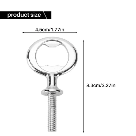 

8 Pieces Bottle Opener Kit Metal Bottle Opener DIY Craft Beer Bottle Opener Blank Bottle Opener