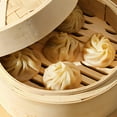 thumbnail image 5 of ACDANC 10Pcs Bamboo Steamer,Safe Moisture-Free Steaming Steamer Basket,Fragrant Bamboo Flavor Layer Food Steamer,10.2in, 5 of 5