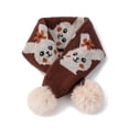 thumbnail image 2 of KYAIGUO Kids Winter Cartoon Fleece Scarf Toddler Scarf Adjustable Neck Warmer Scarf Soft Neck Scarves for Boys Girls, 2 of 9