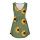 thumbnail image 2 of Gráfico camisetas sin mangas para las mujeres Camisetas sin mangas con volantes para mujer, camisetas informales fluidas con cuello en V, túnica de verano (AG, XL), 2 of 4