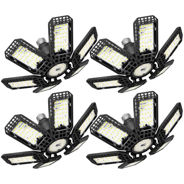 Paquete de 4 luces LED para garaje XILLUMI CORE, 200 W, 2000 LM, 6500 K