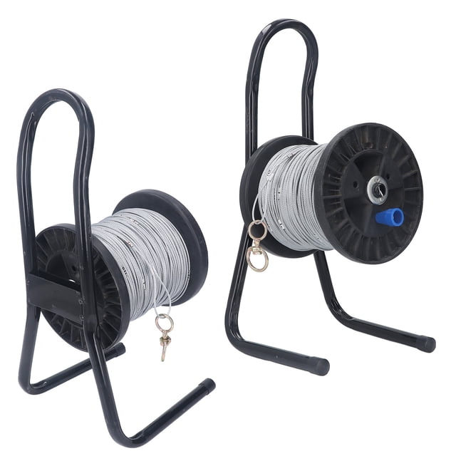 Deep Well Measuring Rope, Construction Rope 100m Accurate Clear Scales Steel Wire Hand Operated Portable for Engineering