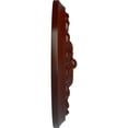 thumbnail image 4 of Ekena Millwork 12 1/4"OD x 2 1/4"P Flower Spiral Ceiling Medallion (Fits Canopies up to 2"), Hand-Painted Brushed Mahogany, 4 of 8