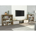 thumbnail image 2 of Bestar 22851-000009 Fom Entertainment Center Set - Rustic Brown & Sandstone, 3 Piece, 2 of 10
