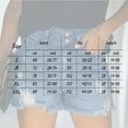 thumbnail image 3 of Gubotare Fashion Women Ripped Jeans Shorts High Waist Stretchy Frayed Hem Denim Short Black S, 3 of 5