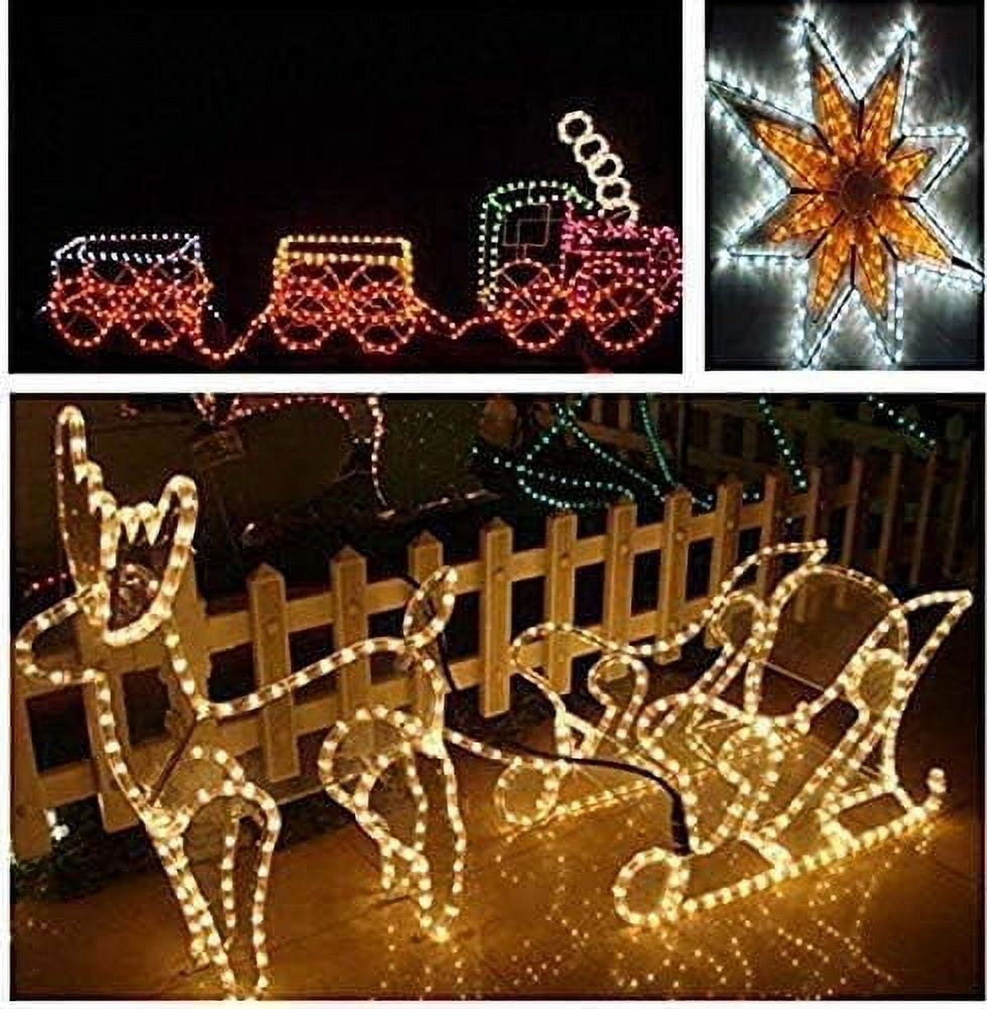 330FT LED Rope Lights Outdoor,Tube String Lights,Connectable Lighting for Garden, Patio, Bedroom, Party, Wedding, Christmas Decor (Warm White)