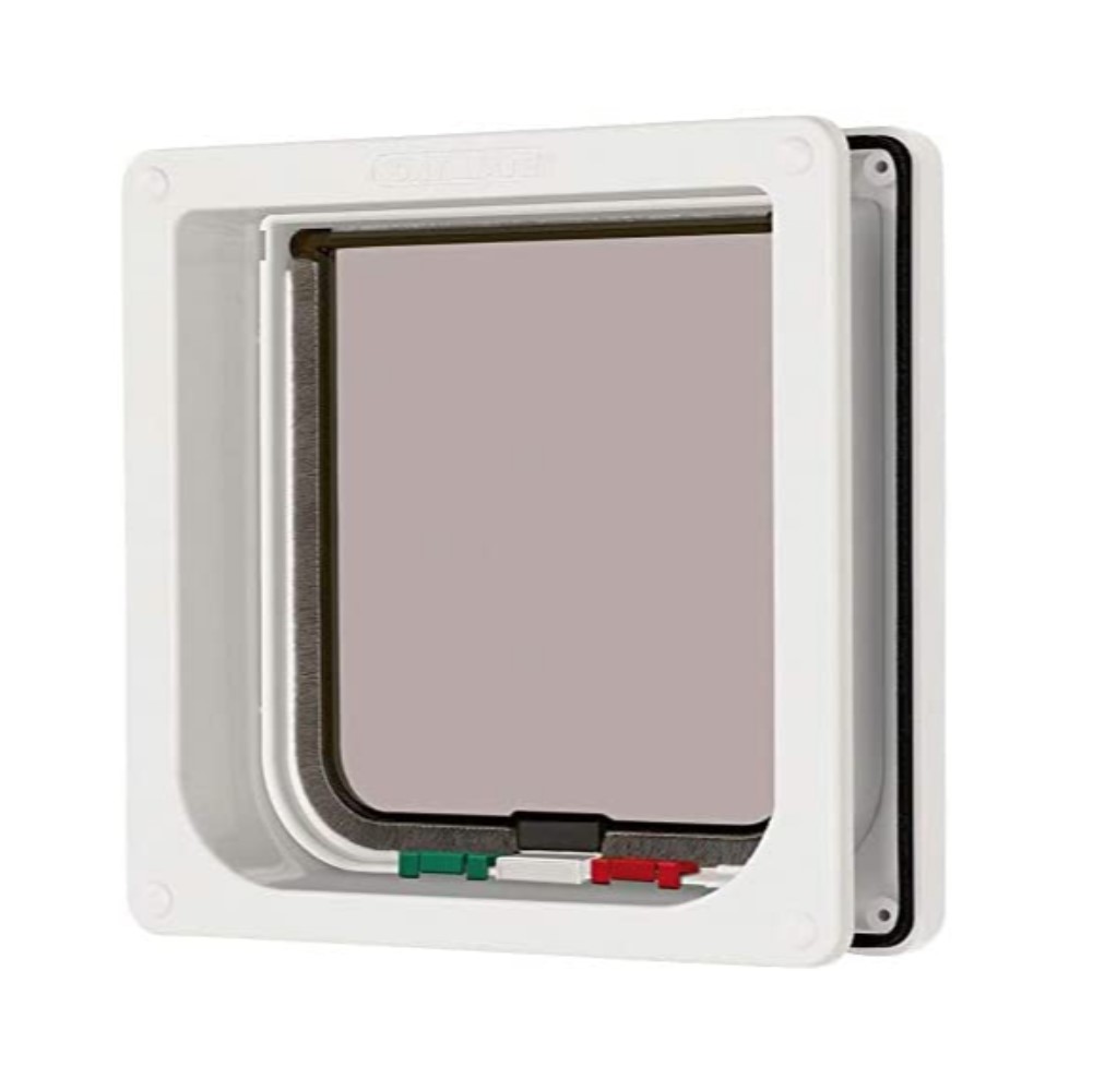 Cat Mate 4-Way Locking Cat Door, Weather-Resistant, Medium photo 3