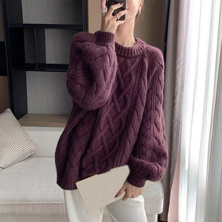 Purple vintage online sweater