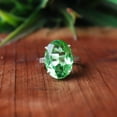 thumbnail image 5 of Natural Peridot Ring, Prong Setting Ring, 925 Sterling Silver Ring, Boho Jewelry, Signet Ring, Statement Ring, Dainty Ring, Cocktail Ring**, 5 of 6