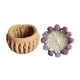 thumbnail image 2 of Kit de crochet para principiantes Posavasos de flores Kit de inicio de crochet Posavasos Maceta para flores para Púrpura, 2 of 9