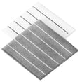 thumbnail image 2 of Juego de 8 paños de cocina de algodón, paños de cocina grises y blancos, paños de cocina, paños de limpieza reutilizables y absorbentes, 18.1 in x 25.6 in, 2 of 5