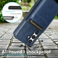 thumbnail image 6 of Dteck Case for Samsung Galaxy A15 5G,Magnetic PU Leather Card Slots Wallet Case Shockproof Kickstand Back Cover for Galaxy A15,Darkblue, 6 of 7