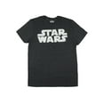 thumbnail image 4 of Star Wars Men's Simple Logo Adult Charcoal Heather Short Sleeve T-Shirt, 4 of 5