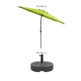 thumbnail image 3 of CorLiving 10ft Wind Resistant Tilting Patio Umbrella with Aluminum & Steel Frame & Round Base, 3 of 7