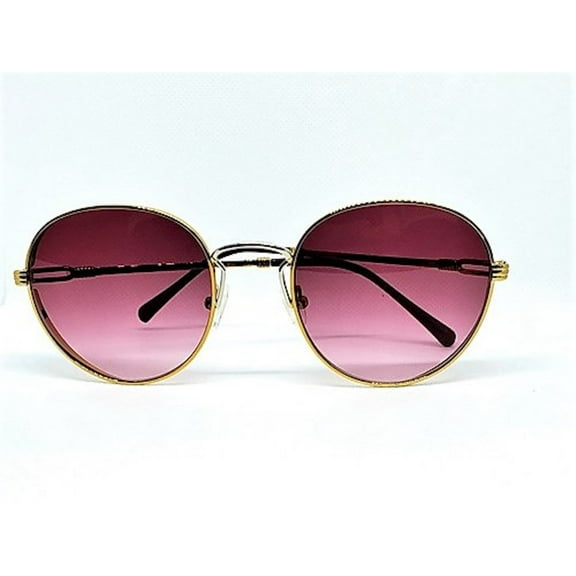 Porta Romana Vintage Italian Sunglasses Model 1250 (gold, wine)