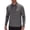 Dark Gray Whiter Stripe, variant on COOFANDY Long Sleeve Rugby Polo Shirts for Men, Sports Striped Regular Moisture Wicking Dry Fit Golf Shirt, Sizes S-2XL