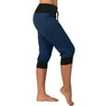 thumbnail image 5 of Penkiiy Women's Joggers Pants Baggy Lightweight Capri Pants Running Workout Athletic Cropped Sports Pants Soft Lounge Pajams Pants M Navy, 5 of 7