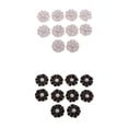 thumbnail image 1 of 20pcs Perla Mezclada Flor Botón Cristal Flatback Joyas Adornos De Bricolaje, 1 of 9