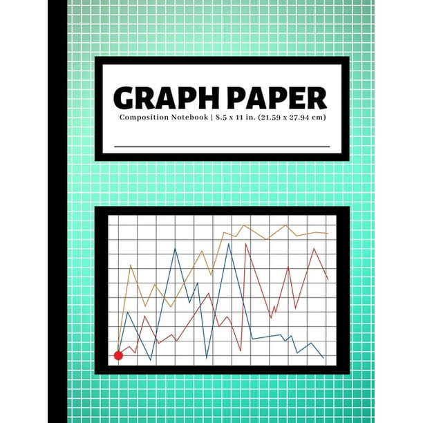 Graph Paper Composition Notebook 200 Pages 4x4 Quad Ruled Graphing