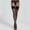 Black, variant on Hot Sales Knee High Stockings Under $3 GIJNRIUIUA Black Stockings Garter Belt Lace Women 4 Strap with Stocking for Thigh Highs Elegant Lingerie Knee-High Socks
