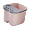 thumbnail image 2 of Lavabo para pies, bañera de hidromasaje para dormitorio, spa de pies, lavabo para pedicura en casa. rosa, 2 of 9