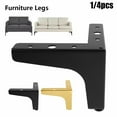 thumbnail image 4 of 4Inch 10cm Furniture Sofa Legs Modern Metal Diamond Triangle Furniture Feet DIY, 4 of 6