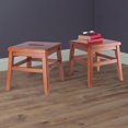 thumbnail image 4 of Winsome Kaya 2-pc Set Conductor stool Teak Finish, 4 of 8