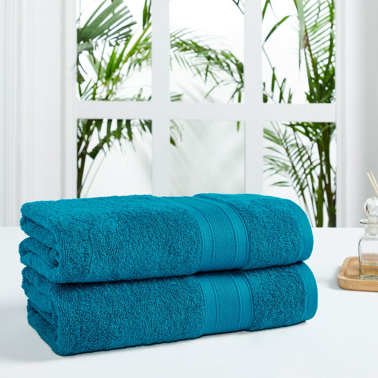 2pc I'm Plush Bath Towel Set Phantom Blue - Trident Group