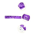 thumbnail image 2 of INSPIRE CHIC Women's Skinny Elastic Waist Belts Sequins Decor Stretchy Belts for Dresses 2PCS Purple, 2 of 6
