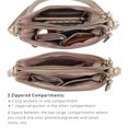 thumbnail image 4 of Women's Lightweight Functional Crossbody Bag Multi Pockets Shoulder Bag with Stylish Triple Compartments, 4 of 9