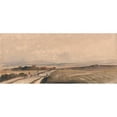 thumbnail image 2 of Peter DeWint 18x10 Black Ornate Wood Framed Double Matted Museum Art Print Titled - A Yorkshire Road, 2 of 5