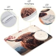 thumbnail image 4 of Highland Cow Dish Drying Mat, Absorbent Microfiber Pad Protector For Kitchen Counter Top Mat Dish Drainboard 16x18in Home Decor, 4 of 7